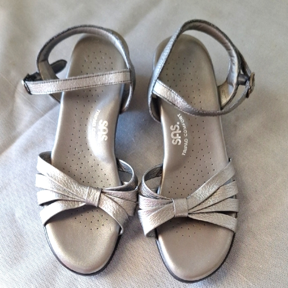 SAS Strippy Sandals Size 8